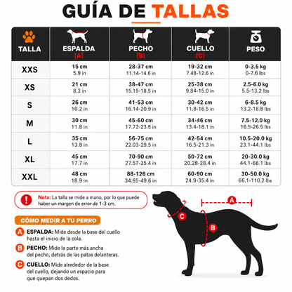 Chaleco salvavidas para perros
