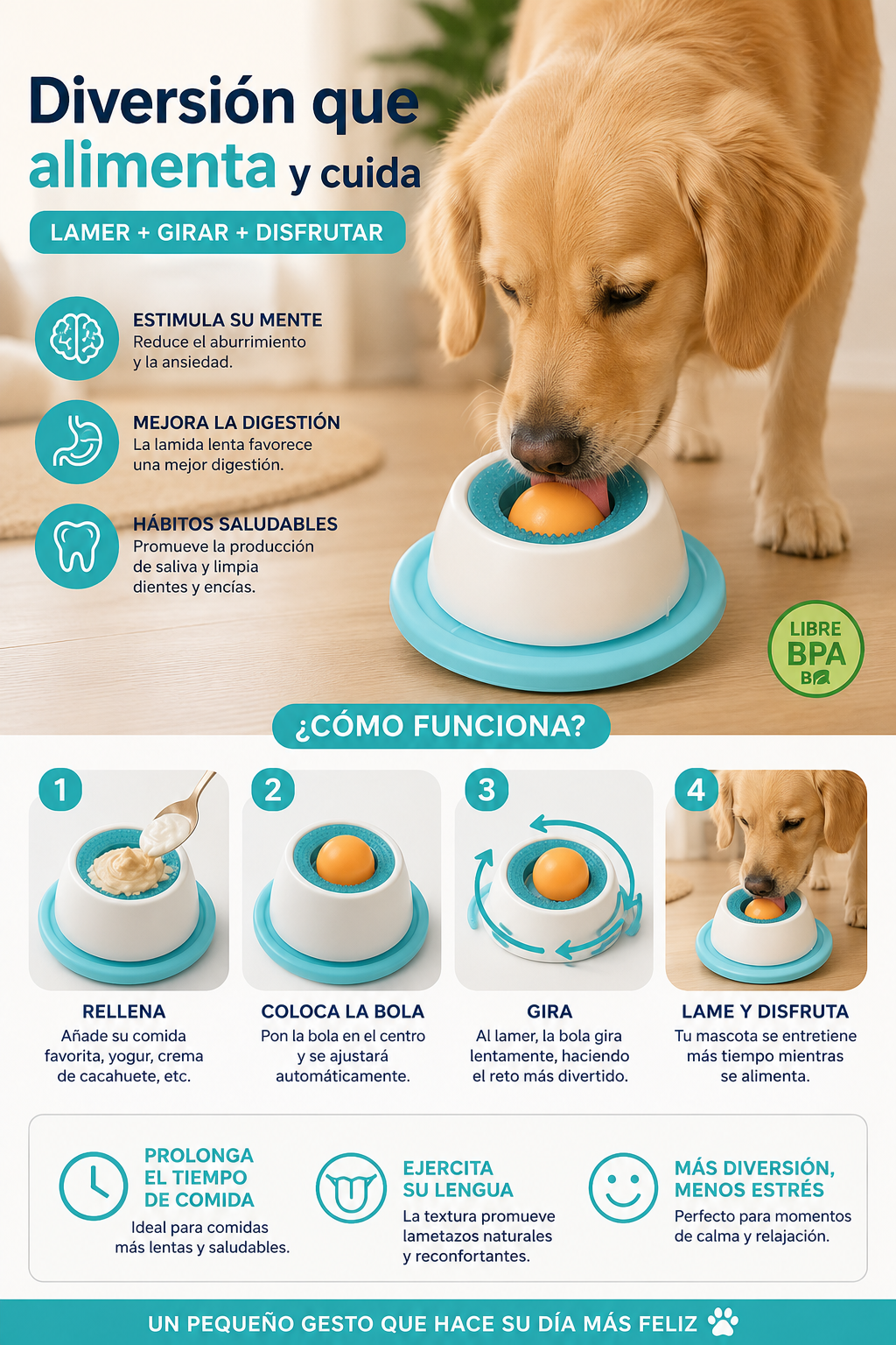 Juguete Dispensador para Perros