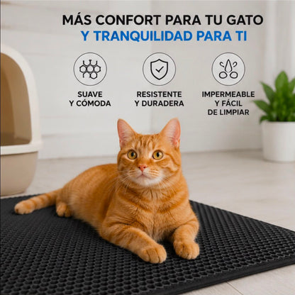 Estera Atrapa Arena Premium para Gatos – 2 Capas