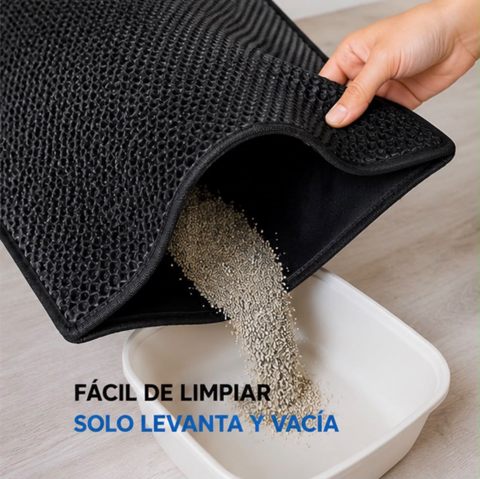 Estera Atrapa Arena Premium para Gatos – 2 Capas